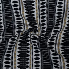 Multi Colour Cotton Acrylic Jacquard Fabric