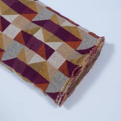 Multi Colour Cotton Acrylic Jacquard Fabric