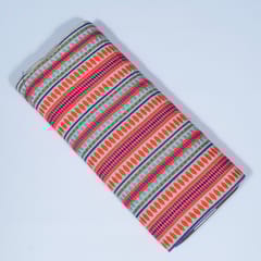 Multi Colour Cotton Acrylic Jacquard Fabric