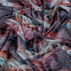 Move Colour Lycra Brasso Velvet Printed Fabric