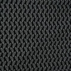 Black Colour Mal Chanderi Embroidered Fabric