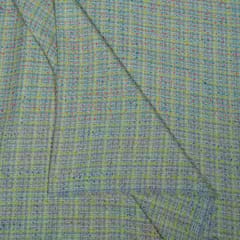 Lime Green Colour Tweed Fabric