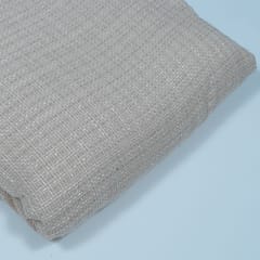 Beige Colour Tweed Fabric