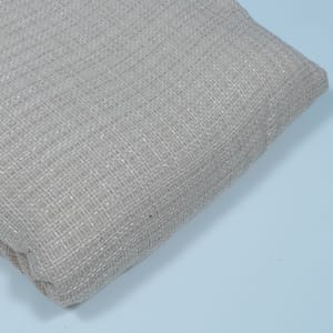 Beige Colour Tweed Fabric