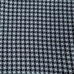 Black and White Colour Tweed Fabric