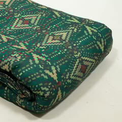 Green Colour Viscose Pashmina Printed Fabric