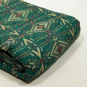 Green Colour Viscose Pashmina Printed Fabric