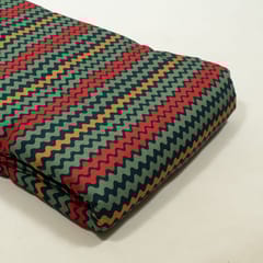 Blue with Multi Colour Viscose Pashmina Printed Fabric