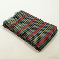 Blue with Multi Colour Viscose Pashmina Printed Fabric