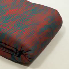 Green and Rust Colour Viscose Pashmina Printed Fabric