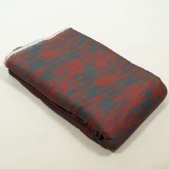 Green and Rust Colour Viscose Pashmina Printed Fabric