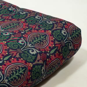 Blue Colour Viscose Pashmina Printed Fabric