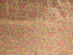 MultiColour Colour Floral Resham Brocade Silk Fabric
