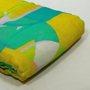 Multi Colour Chiffon Digital Printed Fabric