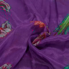 Multi Colour Chiffon Digital Printed Fabric