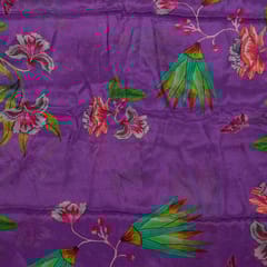 Multi Colour Chiffon Digital Printed Fabric