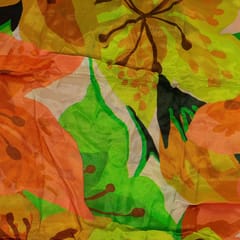 Multi Colour Chiffon Digital Printed Fabric