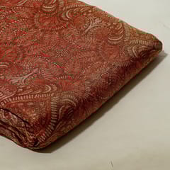 Multi Colour Tissue Upada Silk Digital Printed Fabric