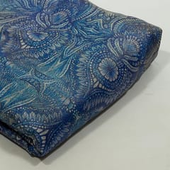 Multi Colour Tissue Upada Silk Digital Printed Fabric