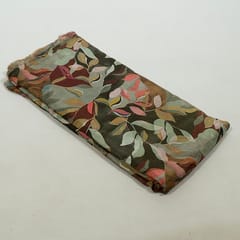 Multi Colour Tissue Upada Silk Digital Printed Fabric