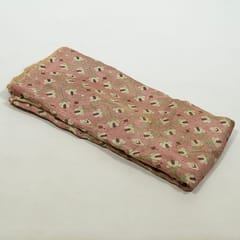 Multi Colour Tissue Upada Silk Digital Printed Fabric