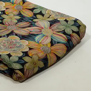 Multi Colour Crepe Digital Printed Fabric