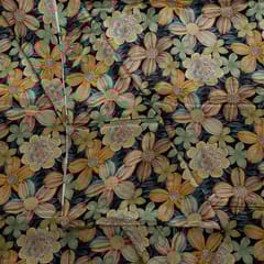 Multi Colour Crepe Digital Printed Fabric