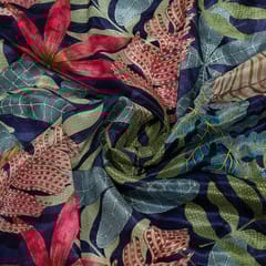 Multi Colour Crepe Digital Printed Fabric
