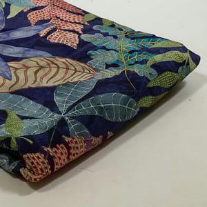 Multi Colour Crepe Digital Printed Fabric
