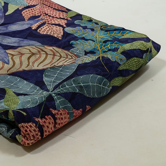 Multi Colour Crepe Digital Printed Fabric