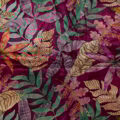 Multi Colour Crepe Digital Printed Fabric