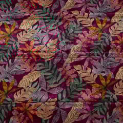 Multi Colour Crepe Digital Printed Fabric
