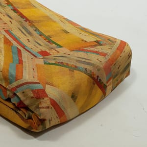 Multi Colour Tissue Organza Digital Printed Fabric