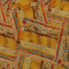 Multi Colour Tissue Organza Digital Printed Fabric