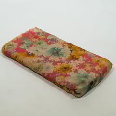 Multi Colour Tissue Organza Digital Printed Fabric