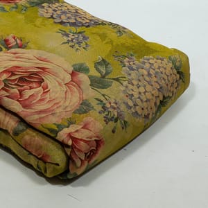 Multi Colour Tissue Organza Digital Printed Fabric