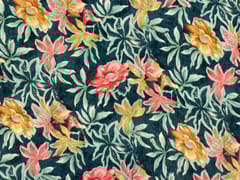 MultiColour Floral Velvet Fabric