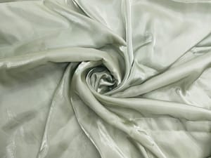 Pista Green Colour Plain Jimmy Choo Organza Fabric