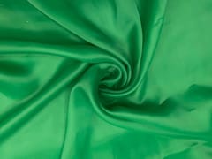 Green Colour Plain Organza Fabric