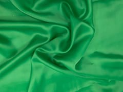 Green Colour Plain Organza Fabric