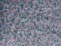 Light Lavender Colour Floral Flat Sequence Chiffon Fabric