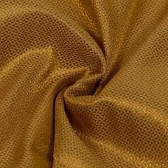 Antique Zari with Fawn Thread Jacquard Fabric