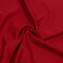 Dark Red Colour Pashmina Fabric