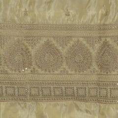 Dyeable Tissue Upada Embroidered