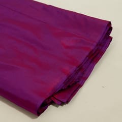 Purple and Red Colour Two Tone Pure Silk Fabric