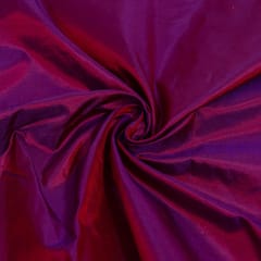 Purple and Red Colour Two Tone Pure Silk Fabric
