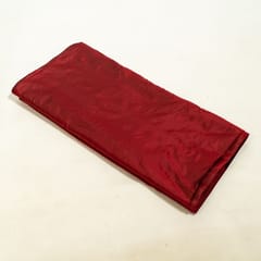 Black and Maroon Colour Two Tone Pure Silk Fabric