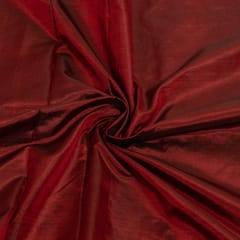 Black and Maroon Colour Two Tone Pure Silk Fabric