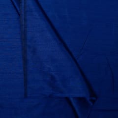 Blue Colour Dupion Silk Fabric