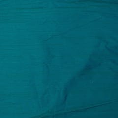 Rama Green Colour Dupion Silk Fabric